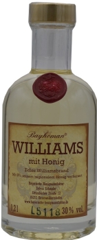Williams mit Honig verfeinert  0,2 l    30,0 %/vol